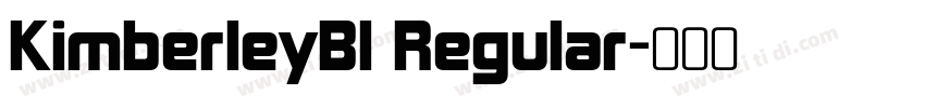 KimberleyBl Regular字体转换